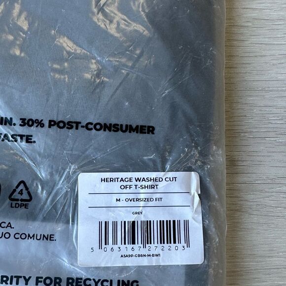 HERITAGE WASHED T-SHIRT
Oversized Fit Grey Medium NWT in packaging - Picture 5 of 6